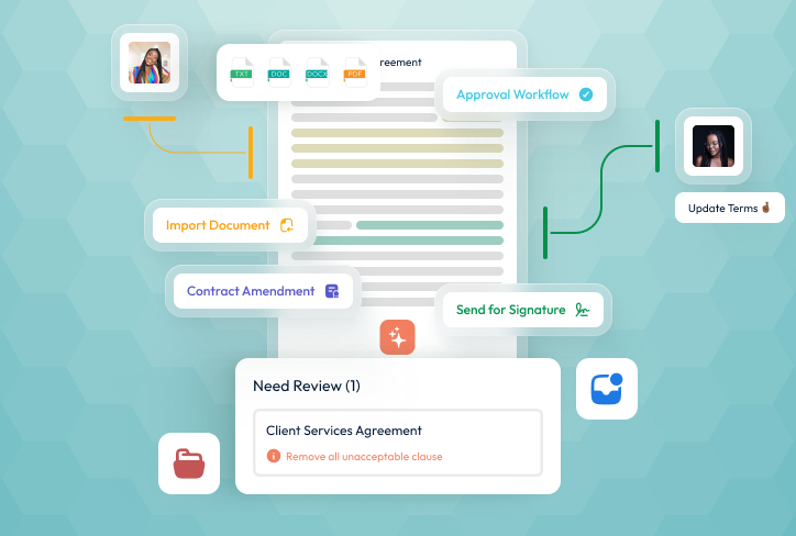 Case & contracts management system